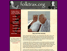 Tablet Screenshot of folktrax-archive.org